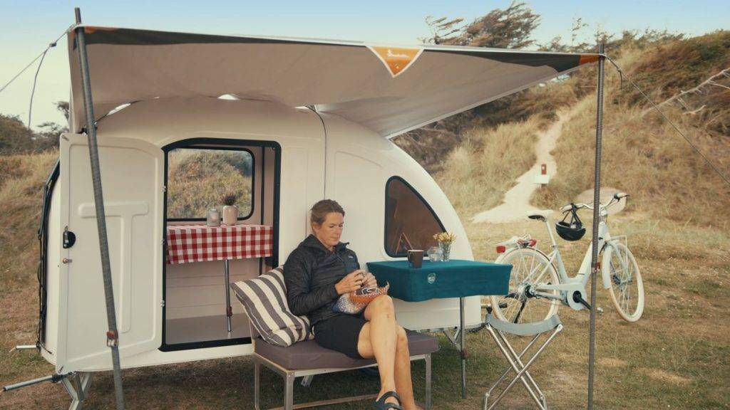 Bicycle camper is the new green